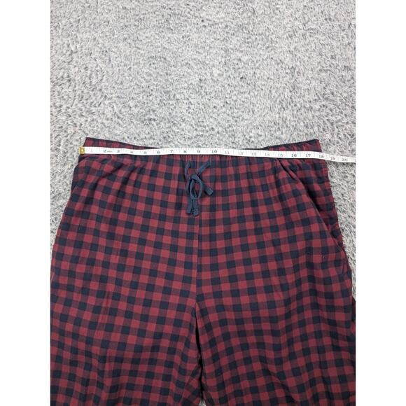 Nautica Pants Men Extra Large Plaid Sleepwear Pajama Drawstring Flannel Lounge - Picture 5 of 9